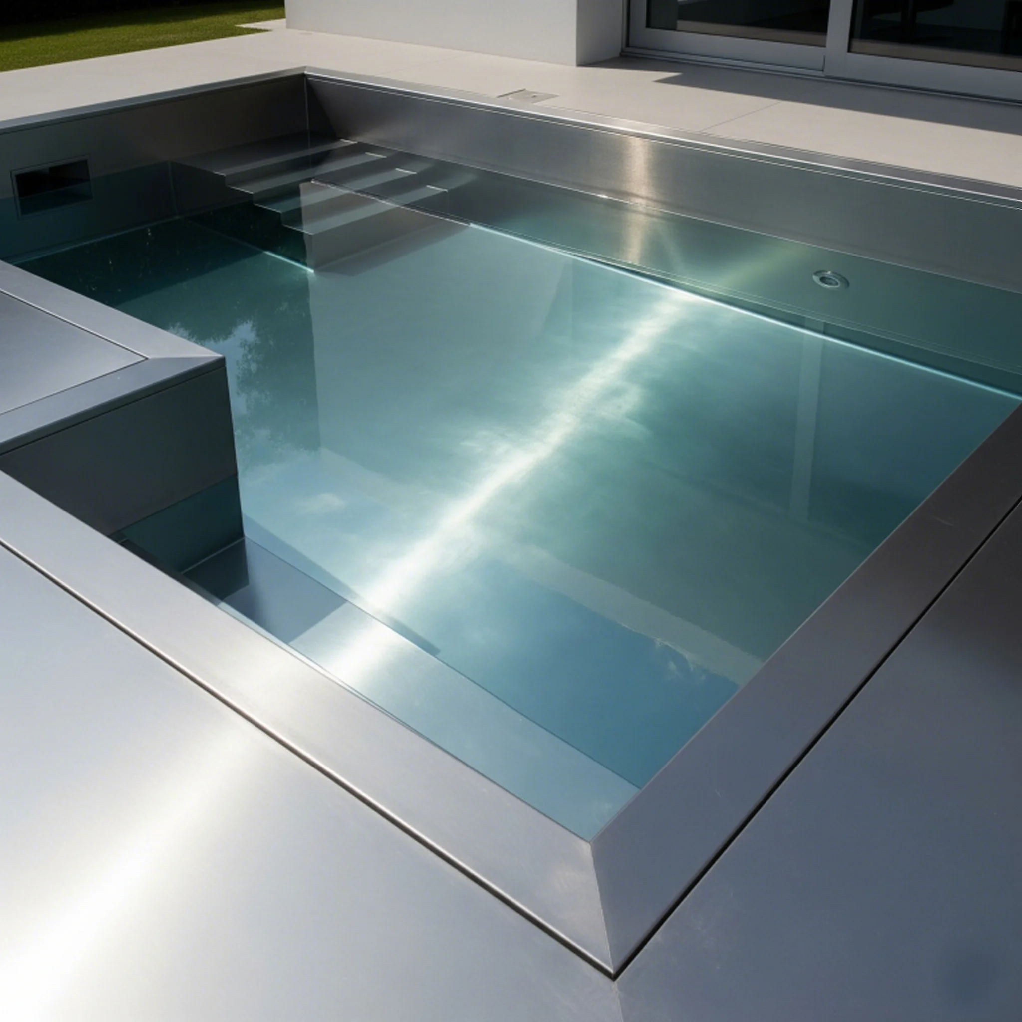 piscina acero inoxidable